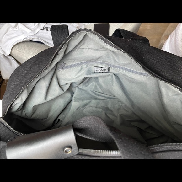 AWAY WEEKENDER DUFFLE BLACK CANVAS W/STRAP - Picture 7 of 7